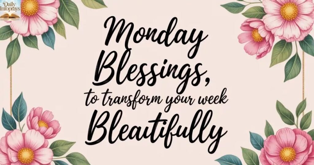 Inspirational Monday Blessings