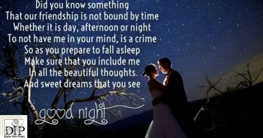 Sweet and Romantic Good Night Wishes